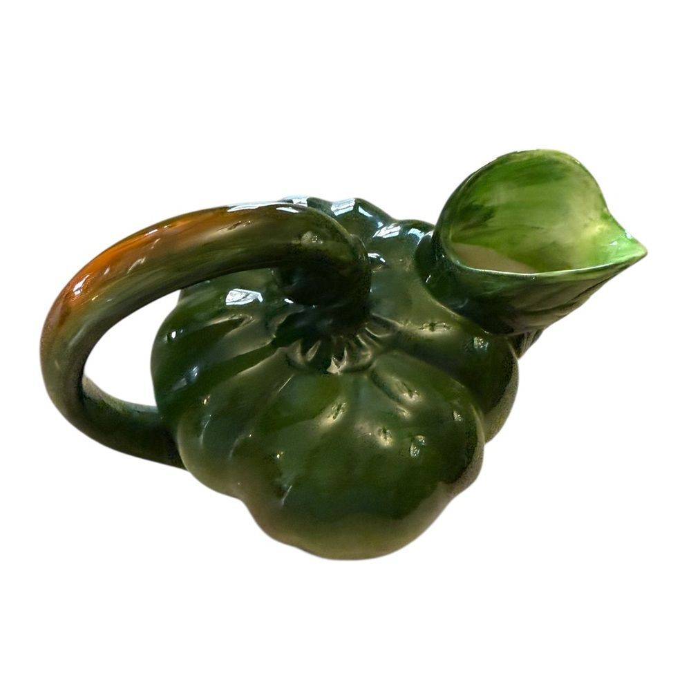 Halden Group made in JapanElegant Green vintage Ceramic Pumpkin Jug